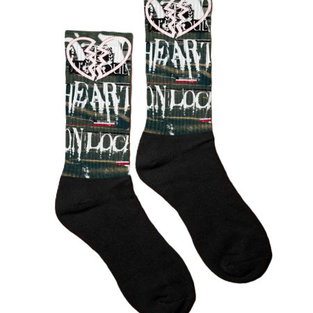 Heart On Lock Socks Item #05