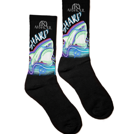 Sharp Shark Socks