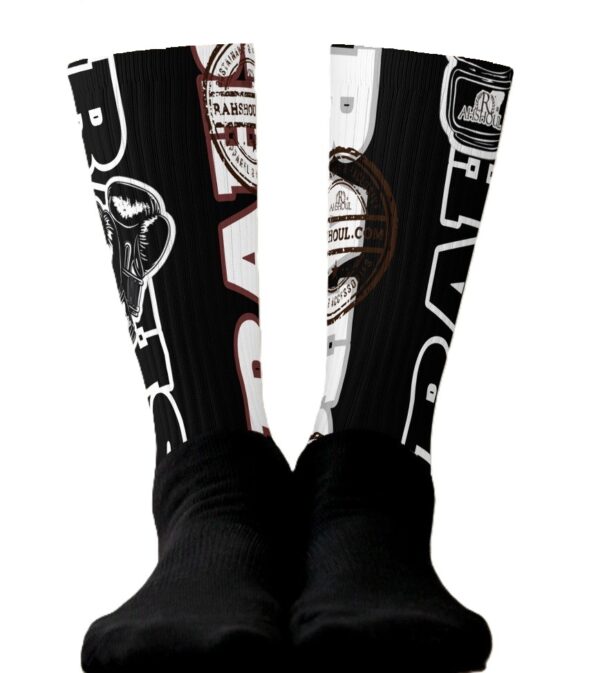 Photo of Rahshoul.com Boxing Club Theme Socks