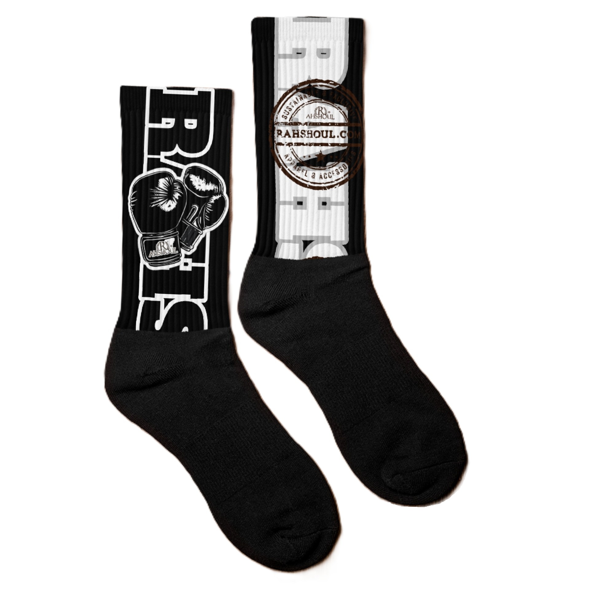 Photo of Rahshoul.com Boxing Club Theme Socks