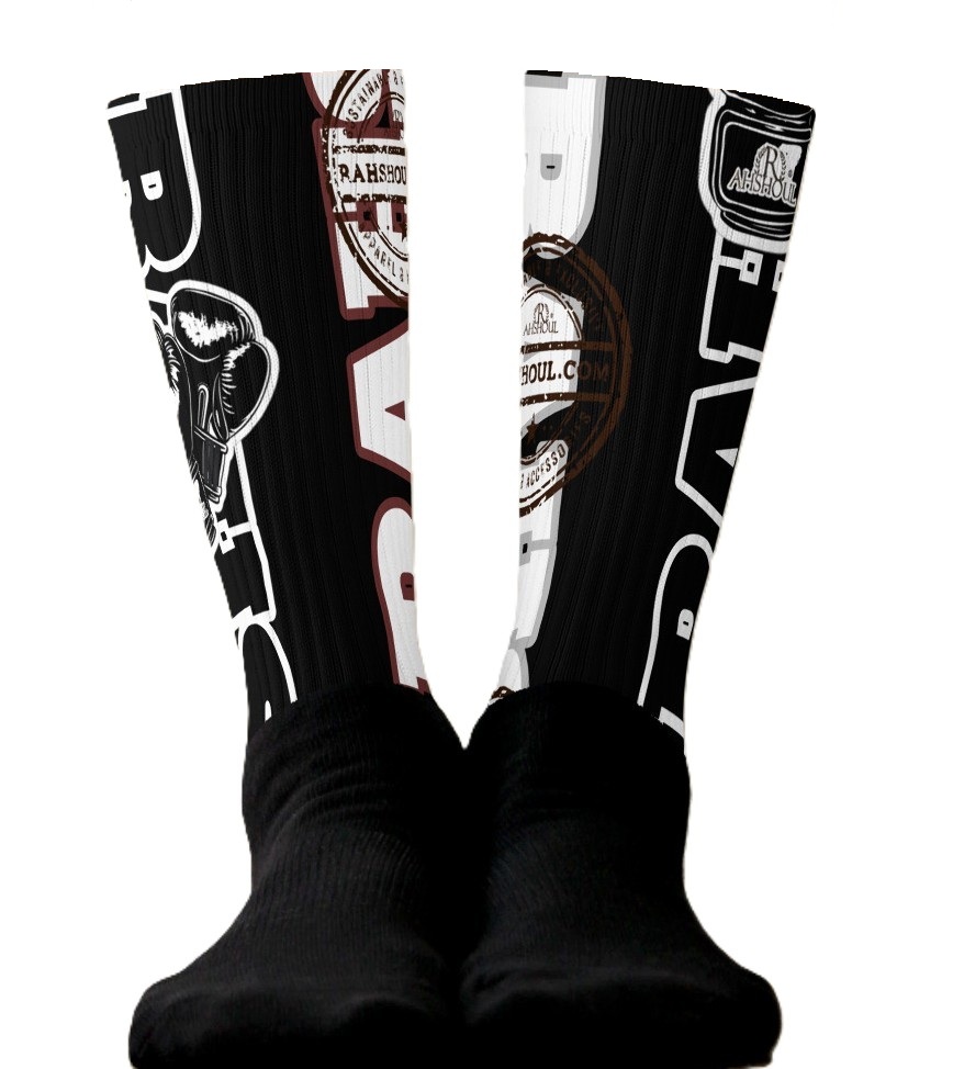 Photo of Rahshoul.com Boxing Club Theme Socks