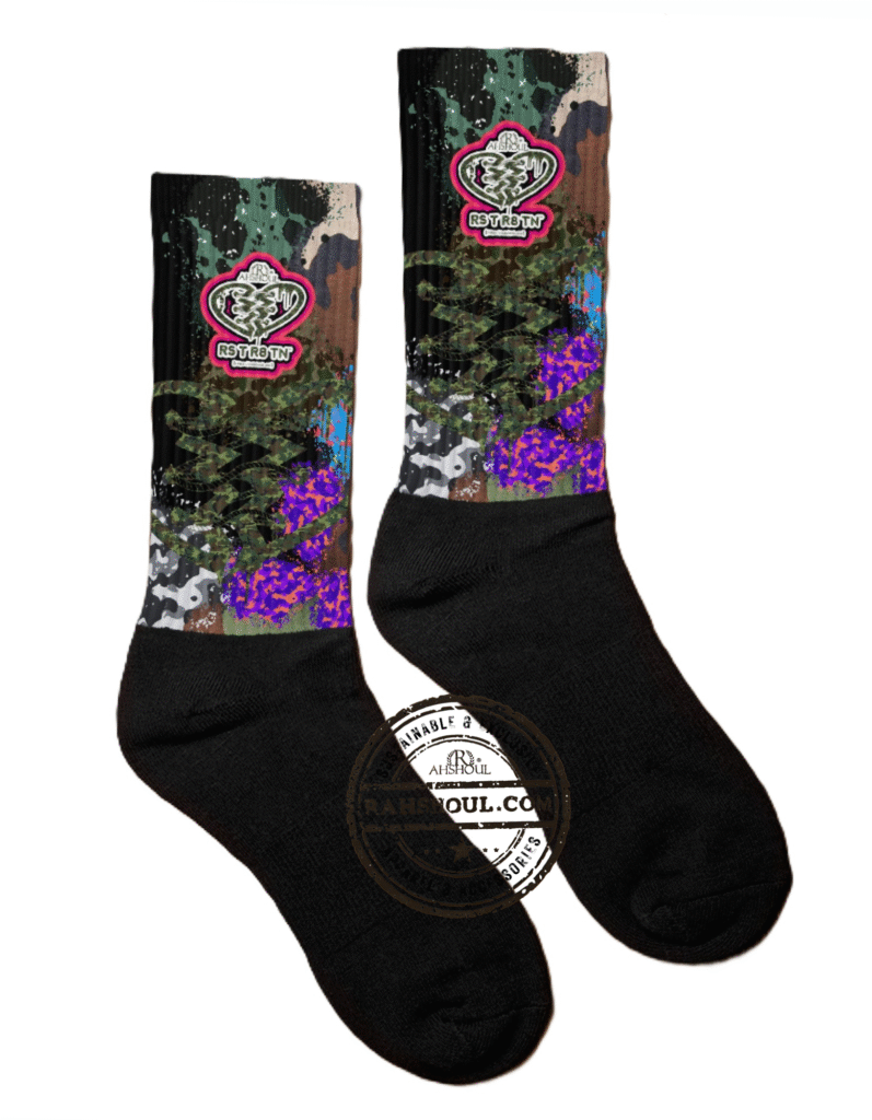 Photo of Rahshoul.com RS T R8 TN Collection Rad Camo Socks