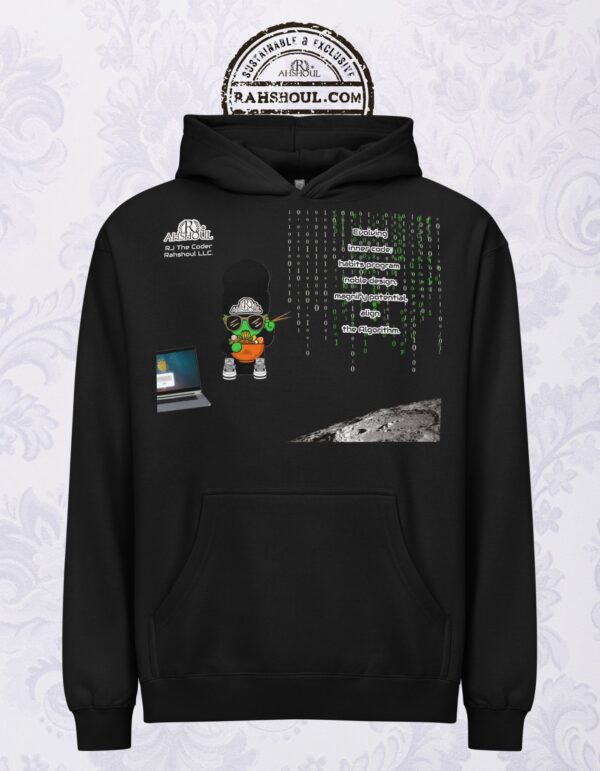 Photo of Rahshoul.com RJ The Coder Black Box Hoodie Shop View