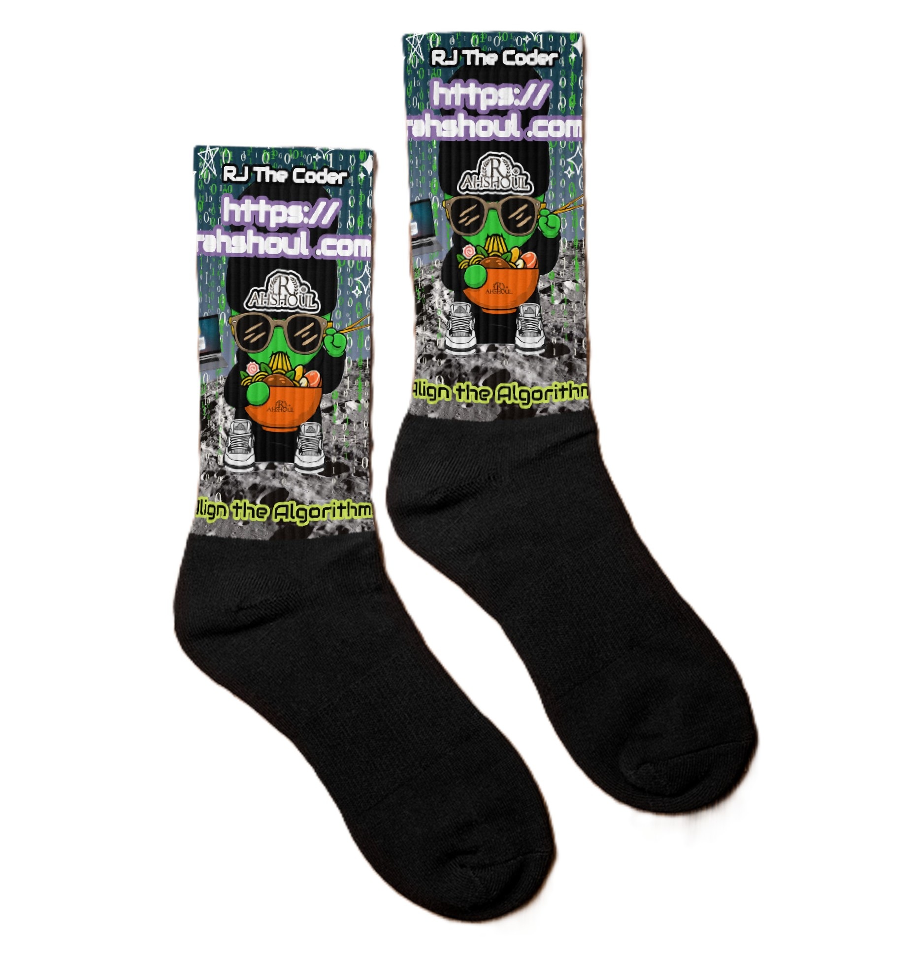 Image of Online Only RJ The Coder Socks