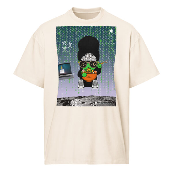 Image of Rahshoul.com RJ The Coder Vintage White Box Tee