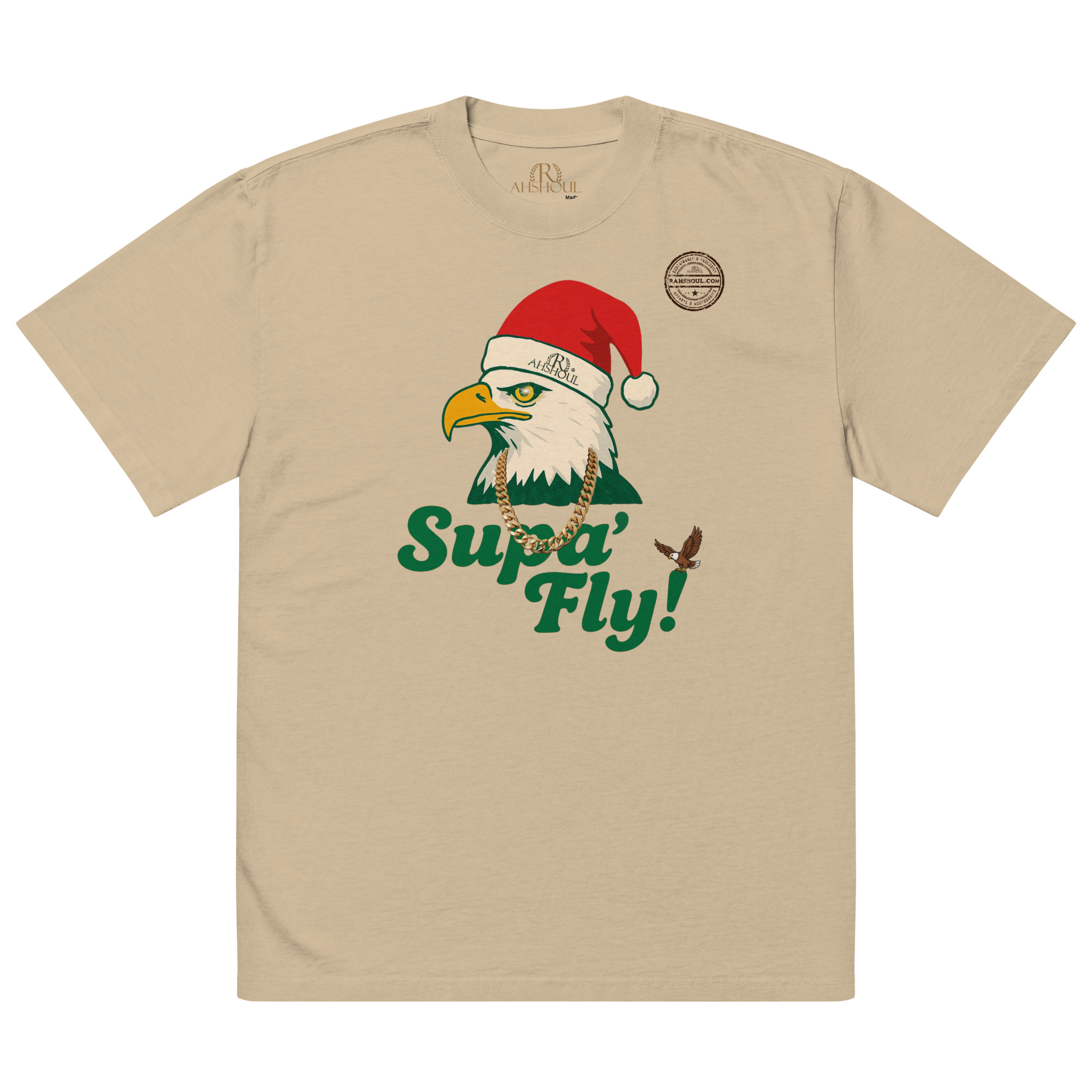Photo of Rahshoul.com's Supa' Fly Tee - Khaki